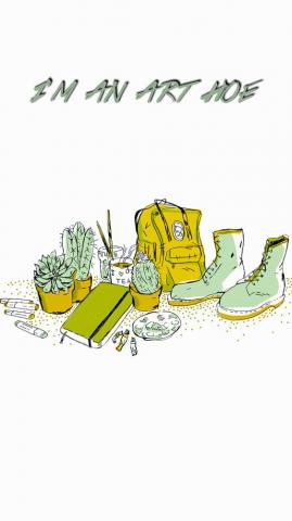 Art Hoe Laptop Wallpaper On