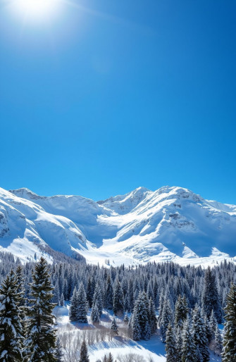 Winter Mountain Wallpaper