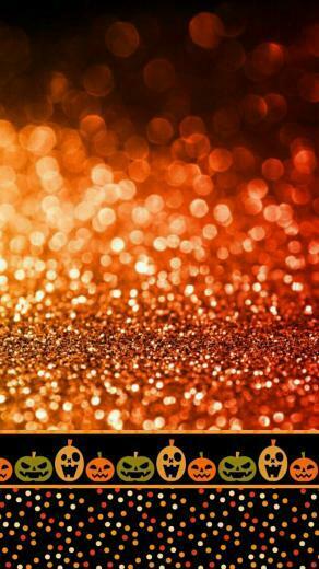 Halloween Orange Pumpkins iPhone Wallpaper In