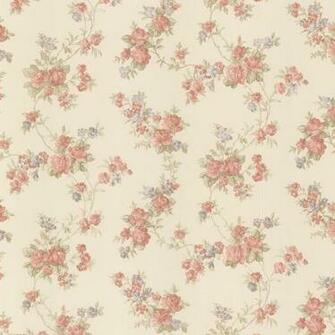 Decowunder Wallpaper Country House Vintage Rose To