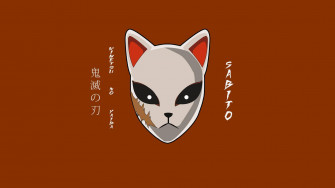 Sabito Mask Wallpaper