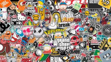 Stickers 4k Pc Desktop HD Wallpaper Sticker Bomb