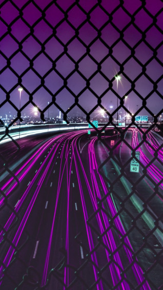 Neon Purple Wallpaper