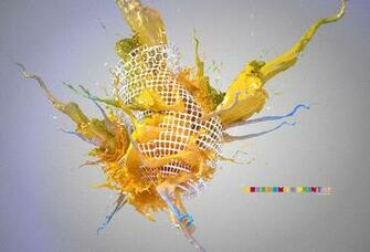 Wallpaper Dom Paint Drop Explosion Splash Desktop