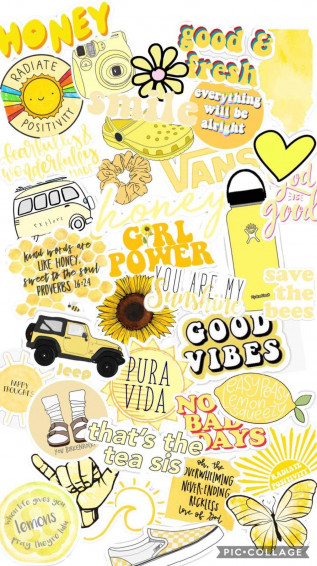Yellow Vintage Aesthetic Wallpaper