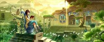 Reading Fantasy Wallpaper Wallpoper