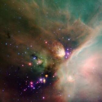 Colorful Galaxy iPad Wallpaper iPhone