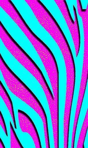 Zebra Stars Live Background Pattern Purple Hearts Psp