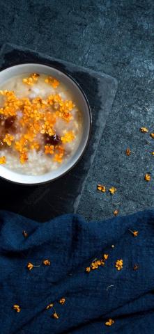Sweet Osmanthus Porridge Mobile Phone Wallpaper Background Image