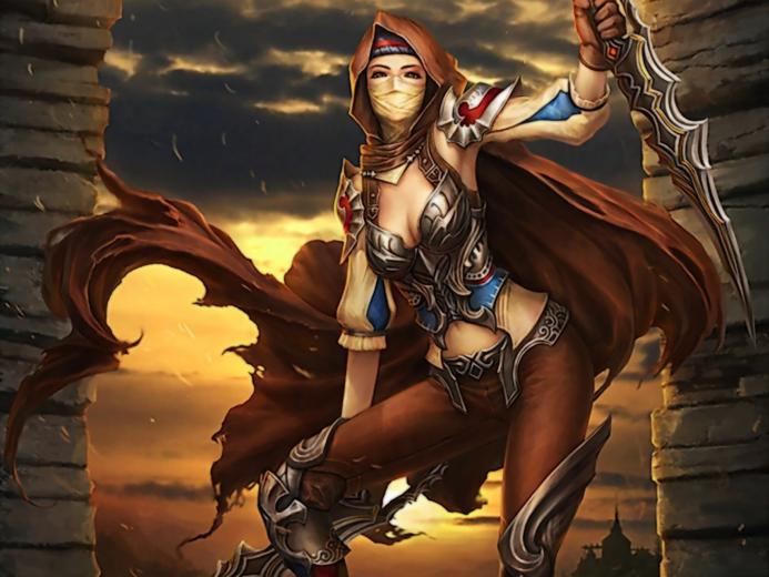 Women Warrior Computer Wallpaper Desktop Background