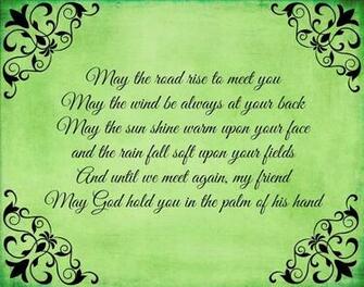 Irish Blessing Tattoo Wedding
