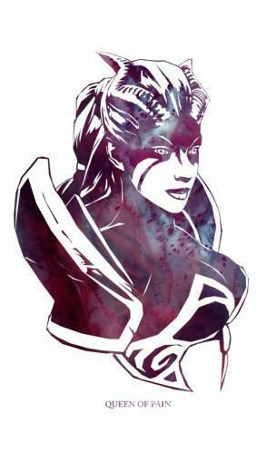 Queen Of Pain Galaxy Tab Wallpaper