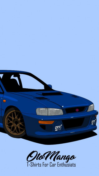 Subaru Impreza Sti 22b Phone Wallpaper Otomango