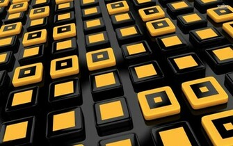 Black And Yellow Abstract Desktop HD Wallpaper