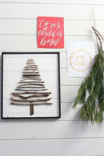 Diy Twig Tree Faux Shiplap This Mamas Dance