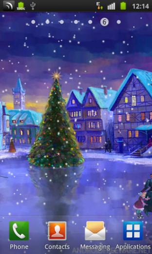 Spirit To Your Home Screen Christmas Rink Live Wallpaper Screenshots