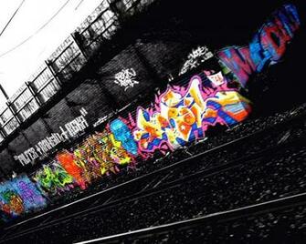 Color In The Black Graffiti Urban Art Wallpaper