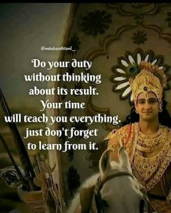 Muskaan Gupta On Krishna Quotes Geeta