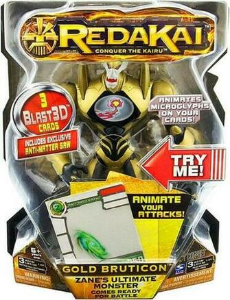 Redakai Deluxe Gold Bruticon Action Figure Spin Master Toywiz