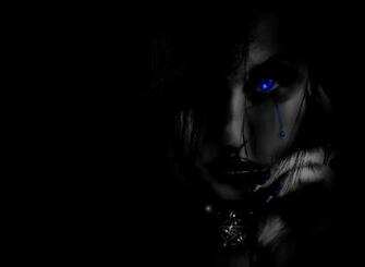 Blue Tear Cries Of The Vampyre Wallpaper