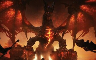 Big Red Dragon Dragons Wallpaper