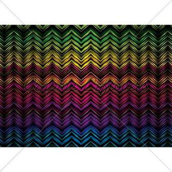 Colorful Rainbow Zig Zag Effect Ideal As A Desk