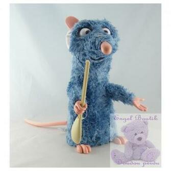 Gt Peluche Parlante Rat R My Ratatouille Cuisinier Disney Mattel