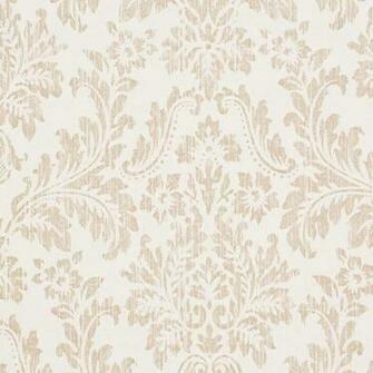 Tan Faux Worn Damask Shabby Chic Georgia Wallpaper Eclectic
