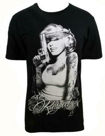 Marilyn Monroe Drawings Gangster For