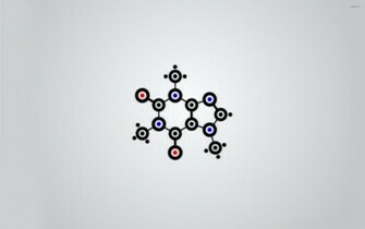 Molecule Wallpaper Minimalistic