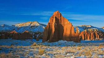 Temple Of The Moon In Cathedral Valley District Capitol