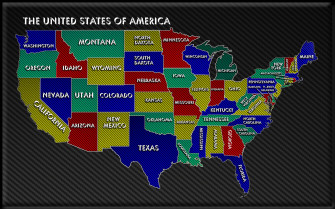 Modern Us Usa Map Carbon Fiber States America Patriotic Wallpaper