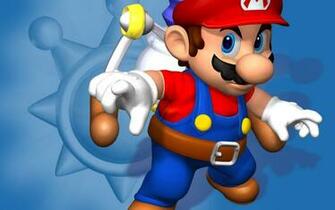 Super Mario Sunshine Wallpaper Stock Photos