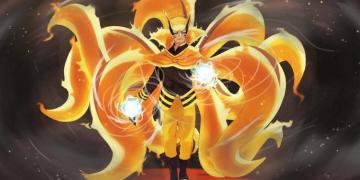 Naruto Baryon Mode Wallpaper Shippuden Anime