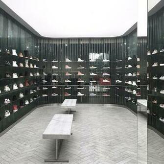 Snarkitecture Creates A Sneaker Shrine For Kith In La