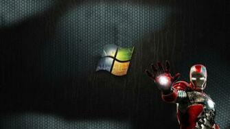 Iron Man And Windows Wallpaper