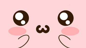 Wallpaper Kawaii Face Pink By Kawaistore