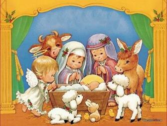 Birth Of Jesus Wallpaper Nativity Scene Art The