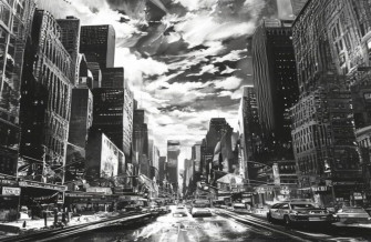 Black And White City Wallpaper