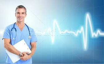 Medical Doctor Wallpaper Stock Photo