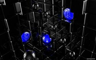 3d Black Cubes Background Wallpaper1 Wallpaper With High Car