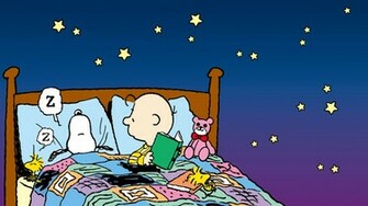 Snoopy Charlie Wallpaper Brown Peanuts