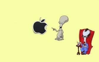Roger American Dad Apple Art Wallpaper Background