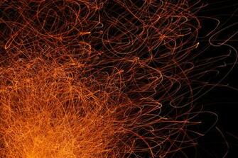 Campfire Sparks Time Lapse At Dusk HD Nature Wallpaper