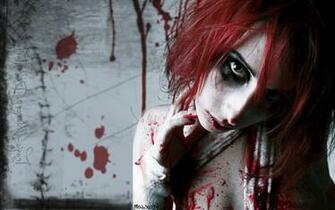 Girl Blood Fear Tears Suicide Desktop Wallpaper Hq