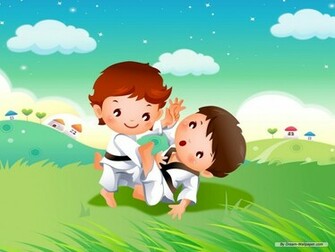 Wallpaper Cartoon Children Games
