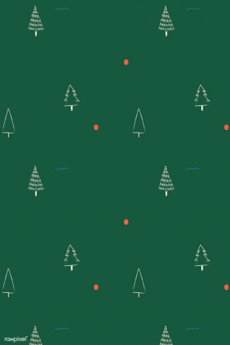 Christmas Elements Seamless Pattern Vector Premium Image By