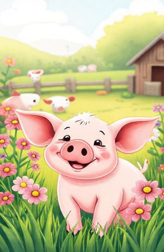 Cute Pig Wallpaper