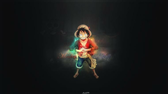 Monkey D Luffy In Black HD Wallpaper