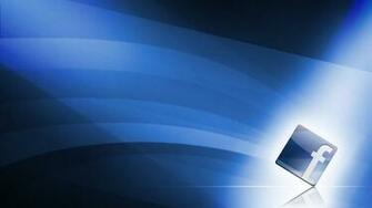 Abstracte Blauwe Achtergrond Met Logo Voor Pc